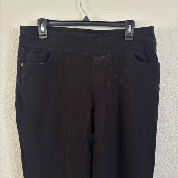 d&co. Denim & Company Black Stretch Pants Size 12T - Picture 2 of 9
